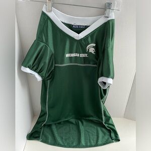 Dog Football Jersey | XXL - Extra Extra Large | MSU - Michigan State